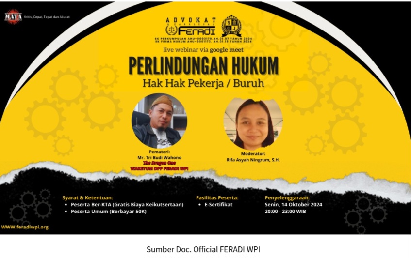 Subur Jaya Lawfirm dan FERADI WPI Selenggarakan Pelatihan Hukum Rutin: Meningkatkan Literasi Hukum dan Perlindungan Hak Pekerja