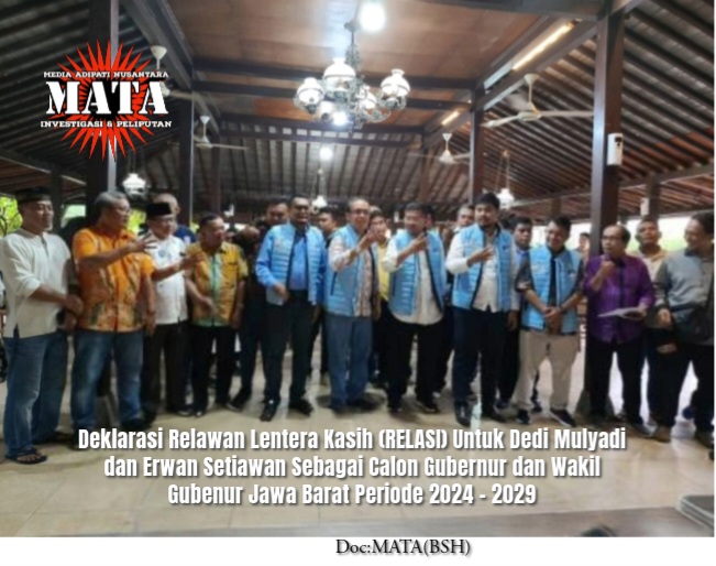 Deklarasi Relawan Lentera Kasih (RELASI) Untuk Dedi Mulyadi dan Erwan Setiawan Sebagai Calon Gubernur dan Wakil Gubenur Jawa Barat Periode 2024 – 2029