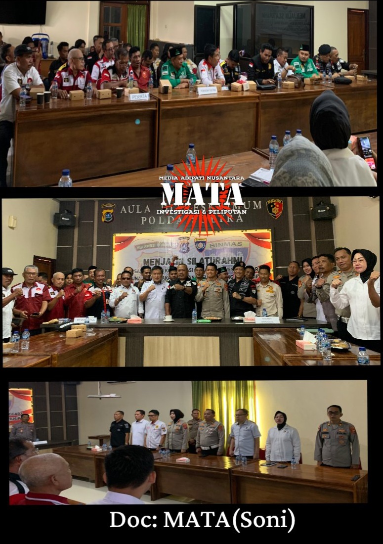 MENJALIN SILATURAHMI, FORKOM ORMAS SULTRA DAN POLDA SULTRA PERKUAT SINERGI UNTUK KEAMANAN DAN KETERTIBAN DALAM PEMBANGUNAN DAERAH
