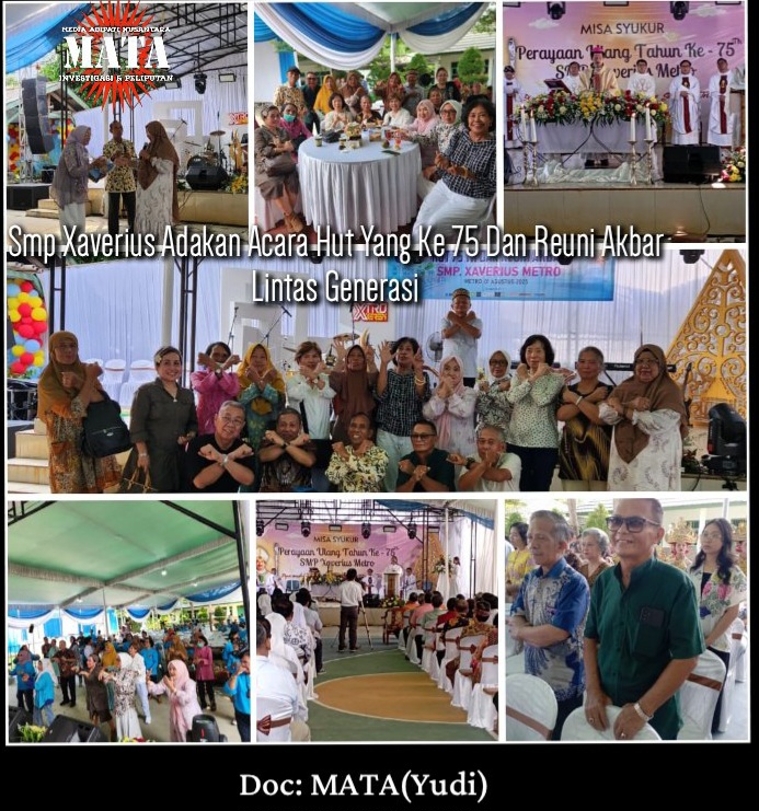 Smp Xaverius Adakan Acara Hut Yang Ke 75 Dan Reuni Akbar Lintas Generasi