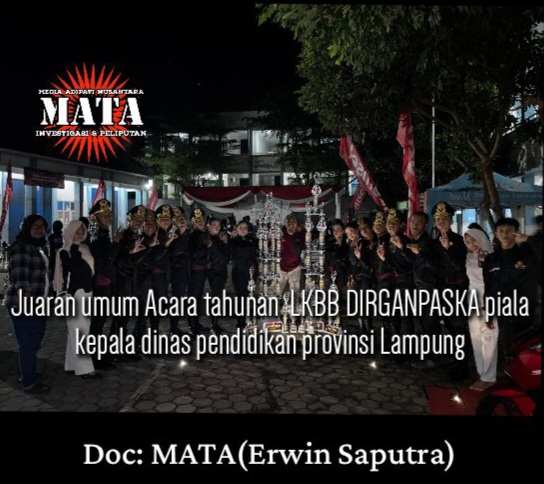 Juaran umum Acara tahunan  LKBB DIRGANPASKA piala kepala dinas pendidikan provinsi Lampung
