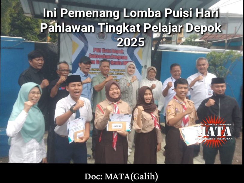 Ini Pemenang Lomba Puisi Hari Pahlawan Tingkat Pelajar Depok 2025